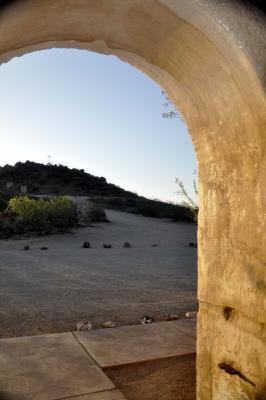 Arizona - San Xavier Gate - Digital Photography