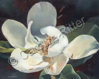 Plants I Love - Magnolia - Acrylic And Mixed Media