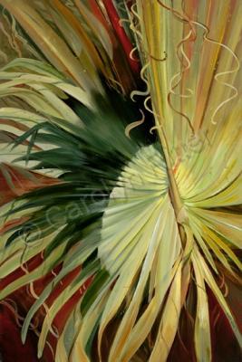 Plants I Love - Palmetto I - Acrylic And Mixed Media