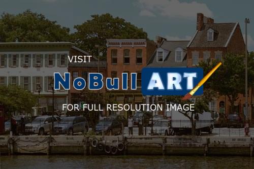 Baltimore-Fells Point - Fells Point Row - Giclee Print