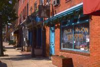 Baltimore-Fells Point - Full Moon Bar Fells Point Baltimore - Giclee Print