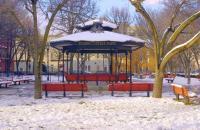 Thames Street Park - Giclee Print Photography - By George Edwards, Landscape Cityscape Photography Artist