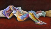 Radiance - Acrylic On Canvas Paintings - By Jorge Namerow, Nude Figure Painting Artist