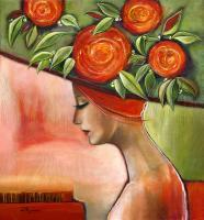 Garden Shrine - Acrylic On Canvas Paintings - By Jorge Namerow, Figurative Painting Artist