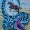 Rings Of The Time - Cavnas Oil Paintings - By Olesya Novik, Surrealism Painting Artist