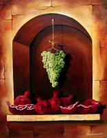 Art - Love Fruits In Arch - Oil On Canvas