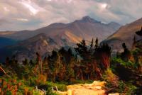 Longs Clouds - Giclee On Canvas Digital - By James Ribniker, Landscape Digital Artist