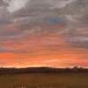 Sunset Tunarp - Oil On Panel Paintings - By Zacheriah Kramer, Realism Plein Air Painting Artist