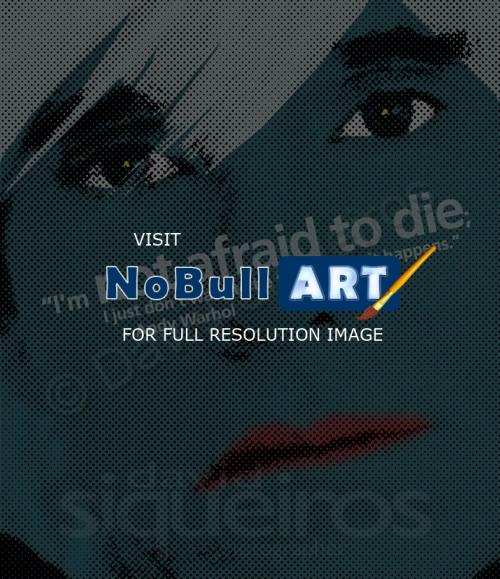 Andy Warhol The Model Boy By D - Not Afraid To Die - Pop Art Phortography