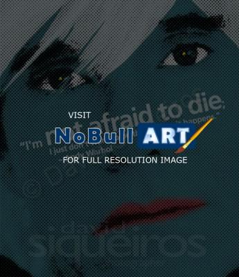 Andy Warhol The Model Boy By D - Not Afraid To Die - Pop Art Phortography