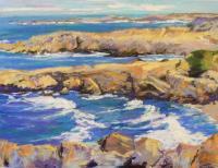 Asilomar - Pastel Paintings - By Lisa Couper, Impressionism Painting Artist