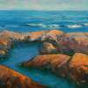 Tidepool Asilomar - Pastel Paintings - By Lisa Couper, Impressionism Painting Artist