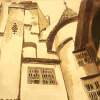 Castle From Bran - Ink Drawings - By Iuliana Sava, Brown And White For Drawings Drawing Artist