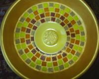 Decorative Ceramics - Ceramic Mosaic Incense Plate - Mosaic
