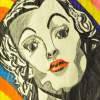 Myrna Loy - Pencil  Paper Drawings - By Boyea Blountt, Pop-Art Drawing Artist