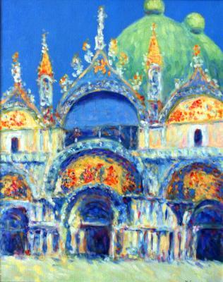 Venezia - Cattedrale - Oil On Canvas