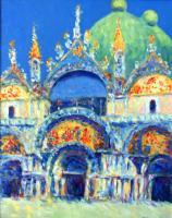 Cattedrale - Oil On Canvas Paintings - By Mario Sampieri, Impressionist Painting Artist