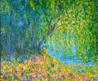 Salice - Oil On Canvas Paintings - By Mario Sampieri, Impressionist Painting Artist