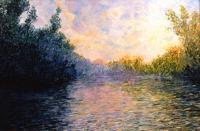 Landscape - Alba Sul Fiume - Oil On Canvas