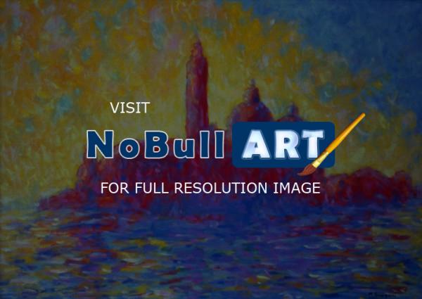 Venezia - Isola Di San Giorgio - Oil On Canvas