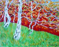 Landscape - Autunno - Oil On Canvas