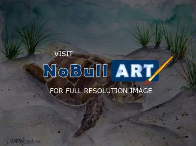 Art Of Derek Mccrea - Sea Turtle 2 - Water Color