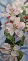 Apple Tree - Oil On Linen Panel Paintings - By Olga Gorbacheva, Realism Painting Artist