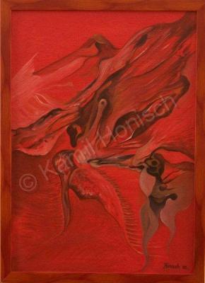 General Gallery - Imagination In Red - Oil On Canvas