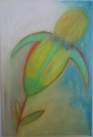Angel Flower - Oil On Canvas Paintings - By Iveta Iveta, Abstract Painting Artist