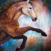 Horse - Acrylic Paintings - By Mahesh J, Expression Painting Artist