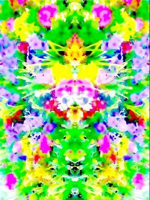 Mixed Media - Faces In Colors - Mixed Media