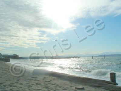 Photography - Silver Sunlit Beach - Digital Photography