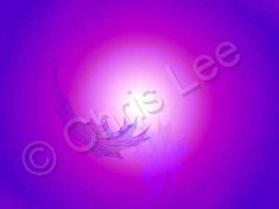 Mixed Media - Pink And Blue Leaves And Light - Mixed Media