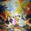 The Dancers 1 - Acrylic Paintings - By Alshaikh Aldaw, Impressionist Painting Artist