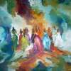 Fairy Dance - Acrylic Paintings - By Alshaikh Aldaw, Impressionist Painting Artist