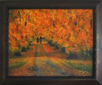 Fall - Walking Into Fall - Acrylic