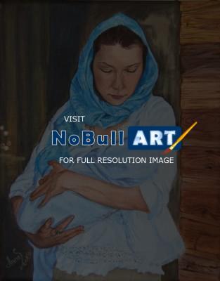 Portrait - Motherhood - Acrylic