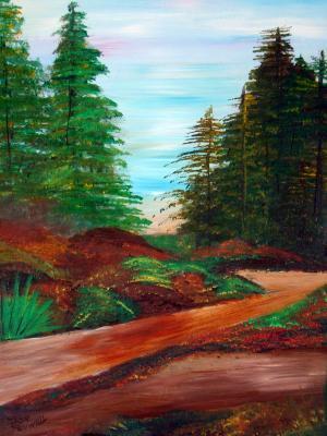 Landscape - Road To Somewhere - Acrylic