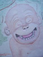 Fantasy Art - Monkey Man - Colored Pencils
