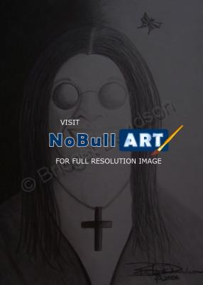 Portraits - Ozzy - Graphite Pencils