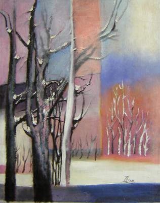 Symbolic - Winter - Oil On Canvas