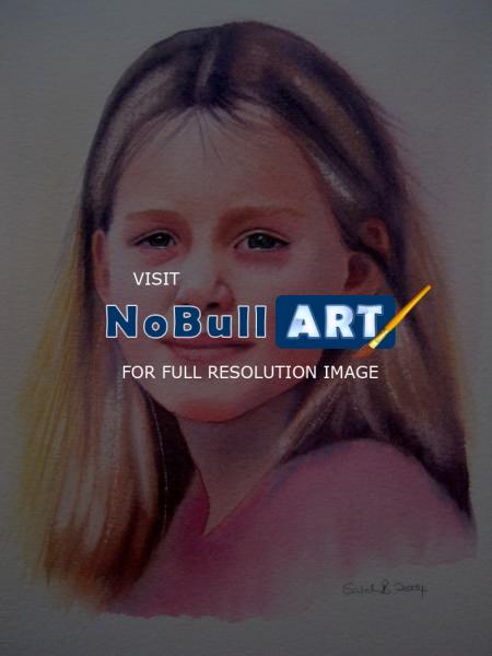 Portrait - Little Girl - Watercolor