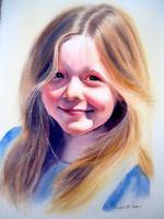 Portrait - Young Girl - Watercolor