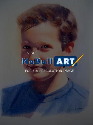 Portrait - Young Boy - Watercolor