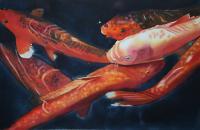 Passing By - Watercolor Paintings - By Sarah Bent, Realism Painting Artist