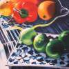 Peppers With Zest - Watercolor Paintings - By Sarah Bent, Realism Painting Artist