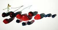 Realism - Cherries  Berries - Watercolor