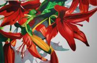 Realism - Amaryllis Heat - Watercolor