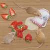Strawberries And Cream - Coloured Pencils And Pan Paste Drawings - By Karen Hull, Realism Drawing Artist