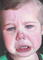 Heartbreak - Coloured Pencils On Pastelmat Drawings - By Karen Hull, Realism Drawing Artist